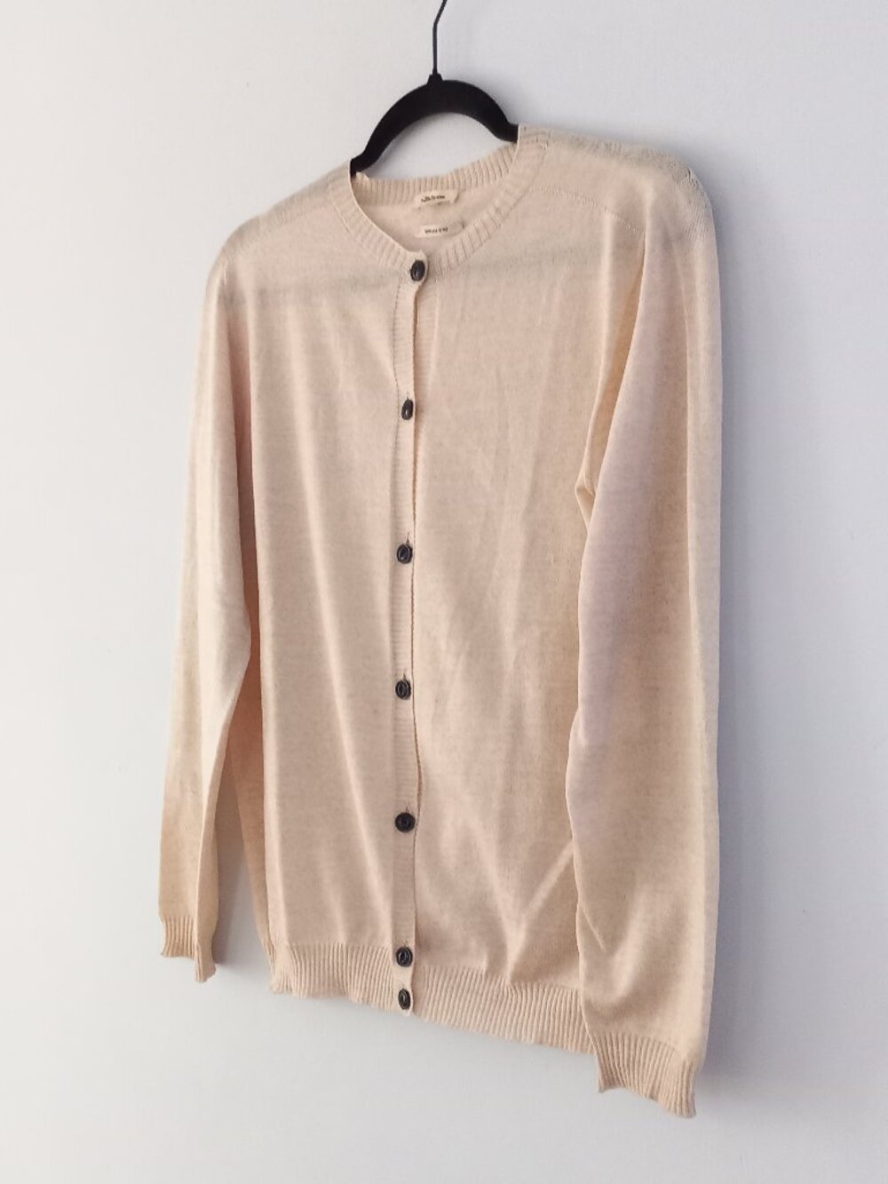 BELLEROSE very thin merino wool cream cardigan - Picture 3 of 11